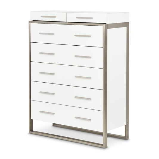 Marquee - 7-Drawer Chest - Cloud White