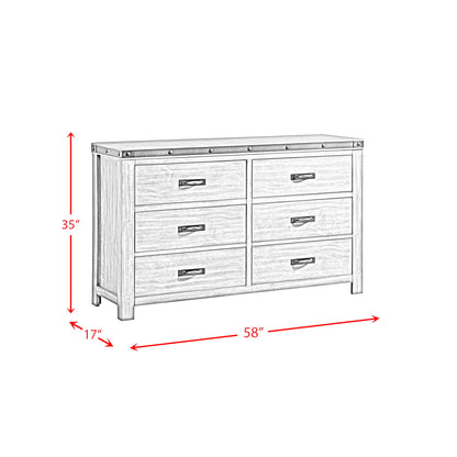 Wade - Youth 6-Drawer Dresser