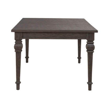 Paradise Valley - Rectangular Leg Table - Saddle Brown