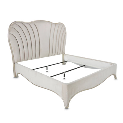 London Place - Velvet Panel Bed