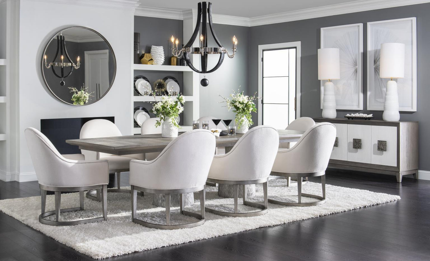 Terra Luna - Credenza - White Cloud & Nightfall