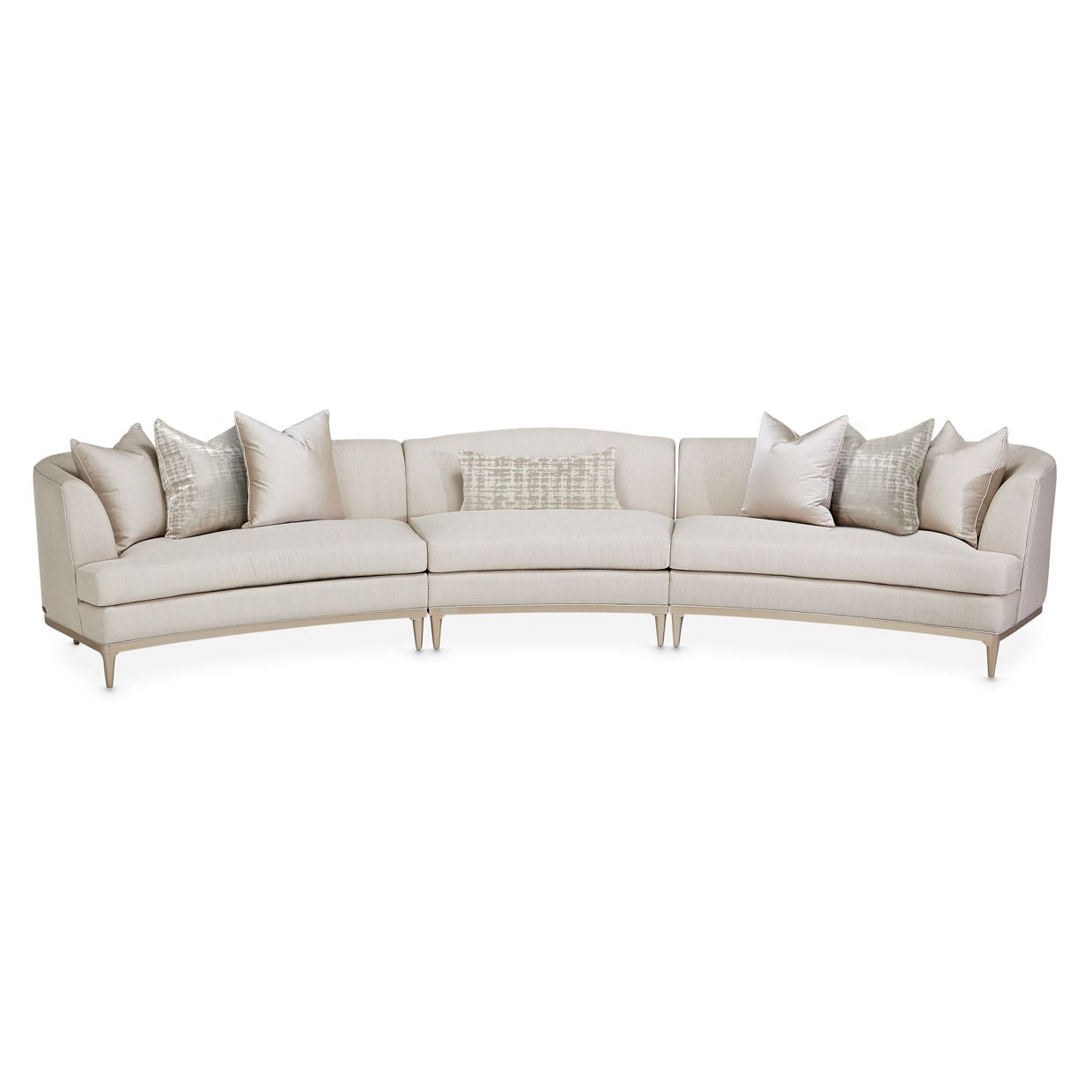 Malibu Crest - 3-Piece Sofa - Pearl / Chardonnay